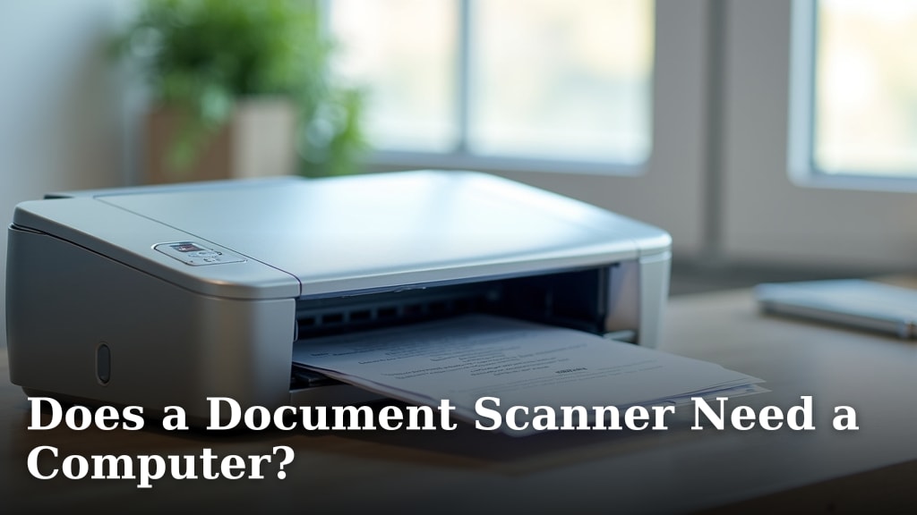 Does a Document Scanner Need a Computer?