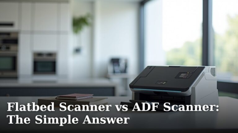Flatbed Scanner vs ADF Scanner: The Simple Answer