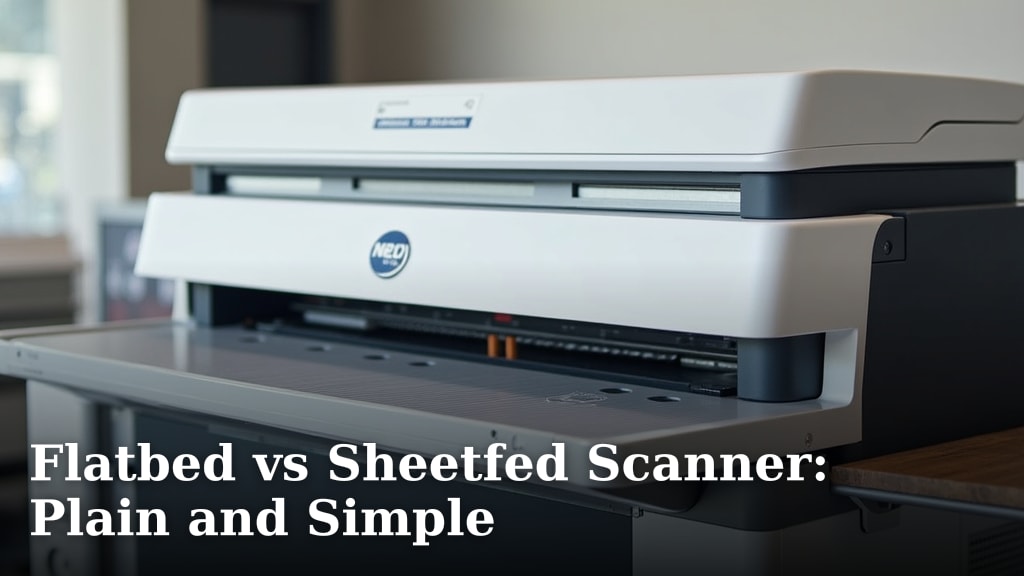 Flatbed vs Sheetfed Scanner: Plain and Simple
