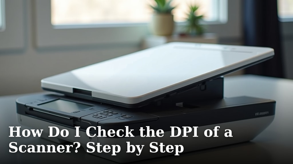 How Do I Check the DPI of a Scanner? Step by Step