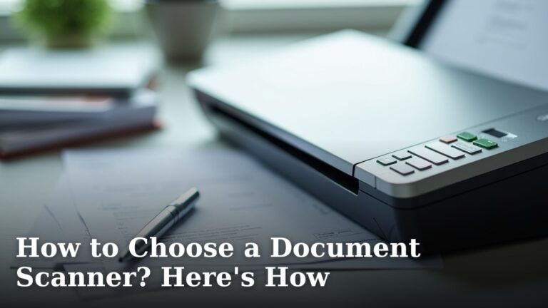 How to Choose a Document Scanner? Here's How