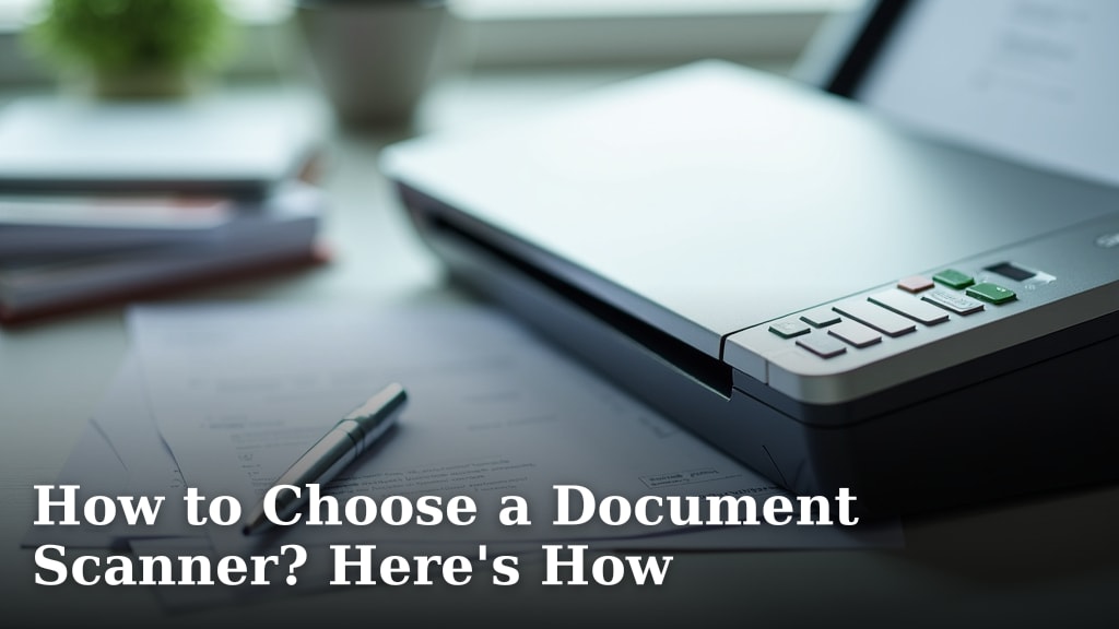 How to Choose a Document Scanner? Here's How