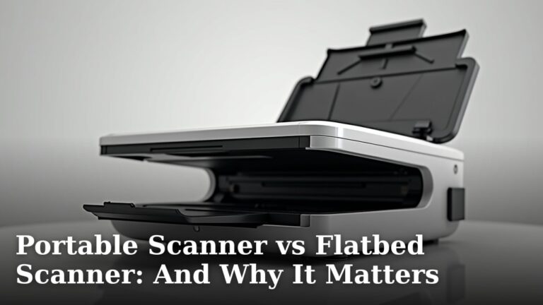 Portable Scanner vs Flatbed Scanner: And Why It Matters