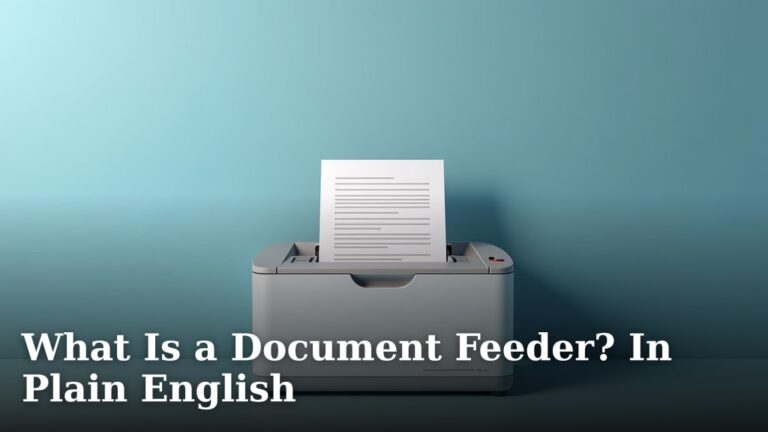 What Is a Document Feeder? In Plain English