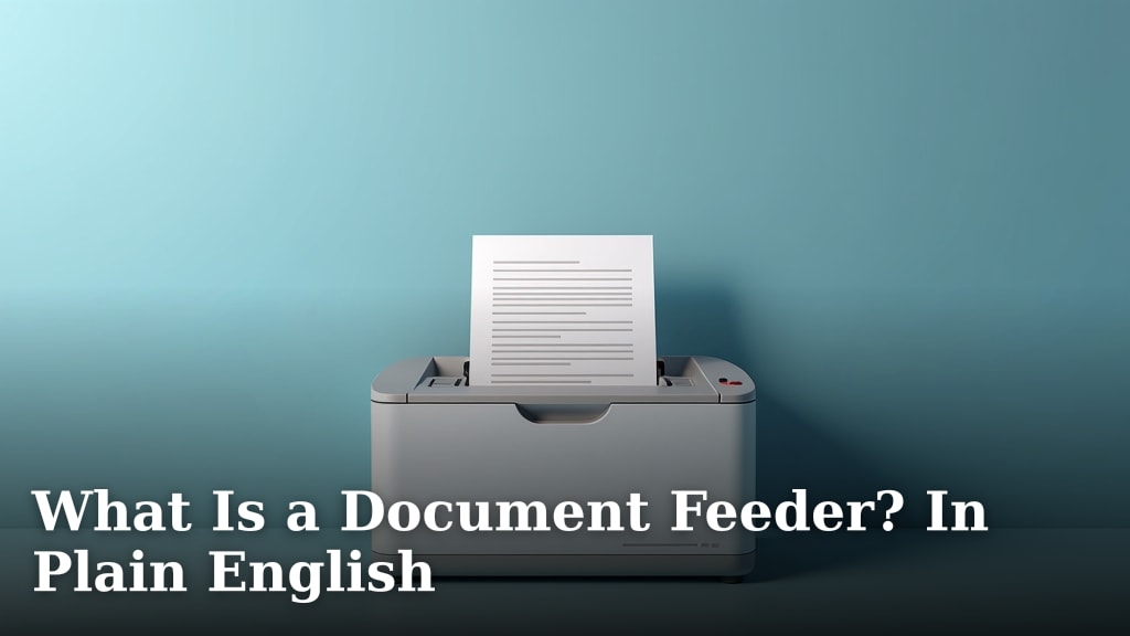 What Is a Document Feeder? In Plain English