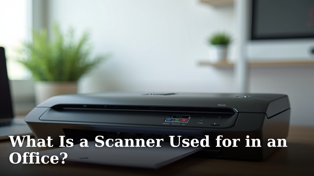 What Is a Scanner Used for in an Office?
