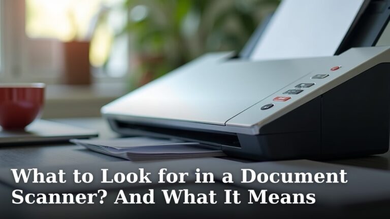 What to Look for in a Document Scanner? And What It Means